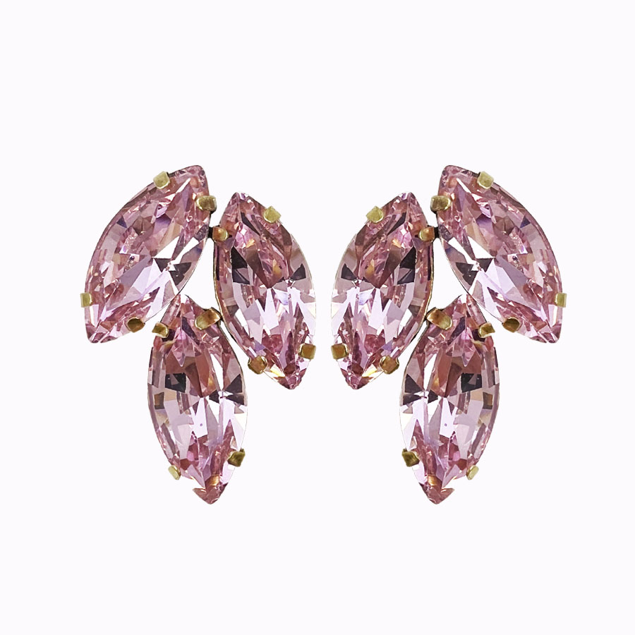 Grace earrings rose gold plated