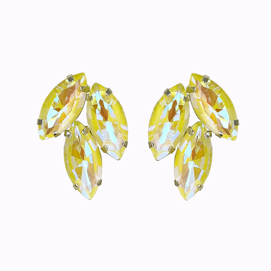 Grace earrings sunshine delight gold plated
