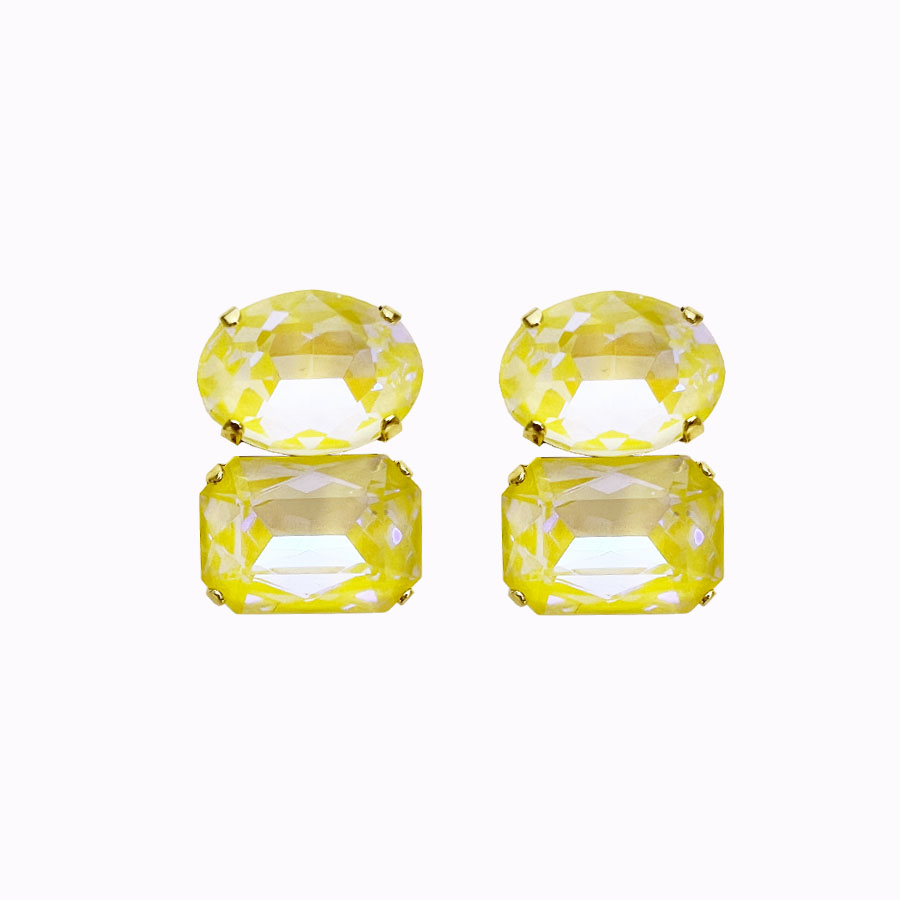Jema earrings sunshine delite gold plated