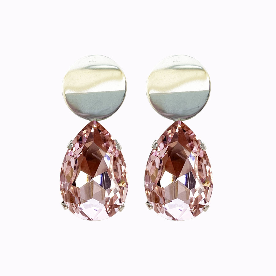 Theoni earrings rose steel